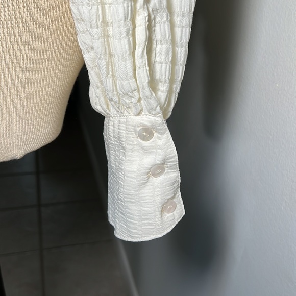 Free people Hailey Blouse Sz Large - Picture 7 of 10